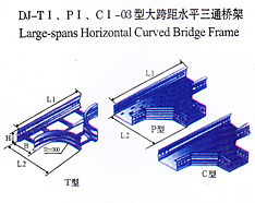 dj-tI、pI、cI-03型大跨距水平三通橋架